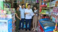Thẩm định xã, thị trấn đạt tiêu chí ATTP nâng cao tại huyện Thọ Xuân