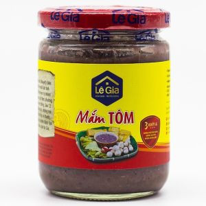 Mắm tôm Lê Gia hũ thủy tinh 280gr